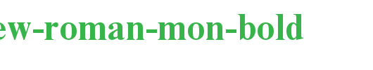 Times-New-Roman-Mon-Bold.ttf类型，T字母英文