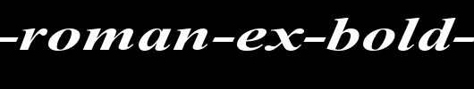 Times-Roman-Ex-Bold-Italic.ttf类型，T字母英文