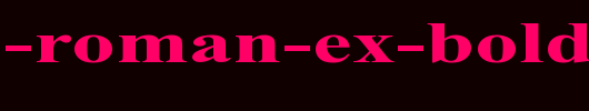 Times-Roman-Ex-Bold-copy-1-.ttf类型，T字母英文