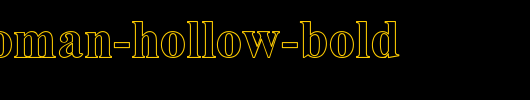 Times-Roman-Hollow-Bold.ttf类型，T字母英文
