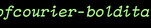 TiredOfCourier-BoldItalic.ttf类型，T字母英文
