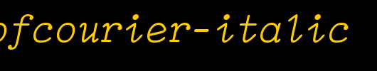 TiredOfCourier-Italic.ttf类型，T字母英文
