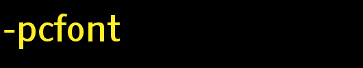 Tiresias-PCfont.ttf类型，T字母英文