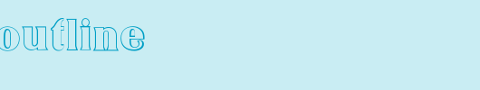 Titania-Outline.ttf类型，T字母英文