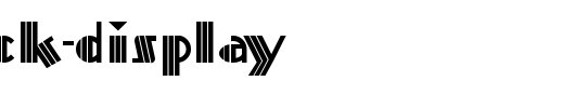 Titanick-Display.ttf类型，T字母英文