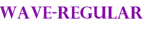 Title-Wave-Regular.ttf类型，T字母英文