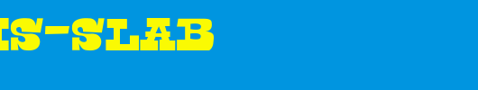 Toeris-Slab.ttf类型，T字母英文
