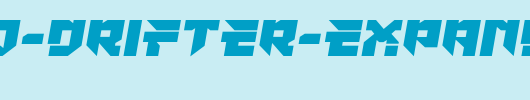 Tokyo-Drifter-Expanded.ttf类型，T字母英文