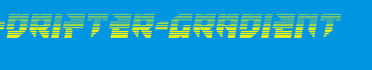 Tokyo-Drifter-Gradient.ttf类型，T字母英文