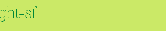 Toledo-Light-SF.ttf类型，T字母英文