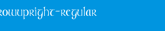 TolkienNarrowUpright-Regular.ttf类型，T字母英文