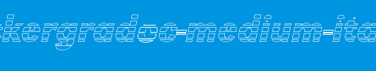 TomBeckerGradoC-Medium-Italic.ttf类型，T字母英文