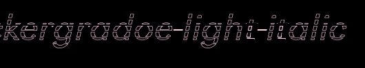 TomBeckerGradoE-Light-Italic.ttf类型，T字母英文