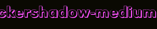 TomBeckerShadow-Medium.ttf类型，T字母英文