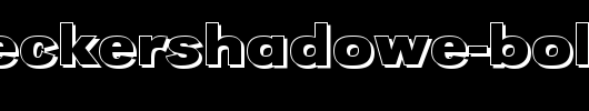 TomBeckerShadowE-Bold.ttf类型，T字母英文