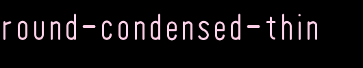 Tomato-Round-Condensed-Thin.ttf类型，T字母英文