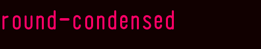 Tomato-Round-Condensed.ttf类型，T字母英文