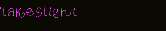 TomatoFlakesLight.ttf类型，T字母英文