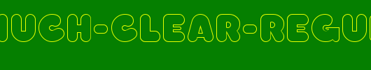 Too-Much-Clear-Regular.ttf类型，T字母英文