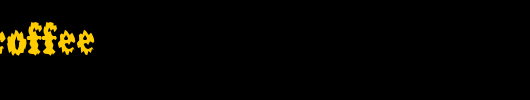 TooMuchCoffee.ttf类型，T字母英文