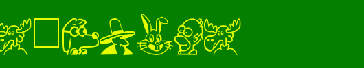 Toon-Plain.ttf类型，T字母英文