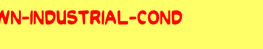 Toon-Town-Industrial-Cond.ttf类型，T字母英文