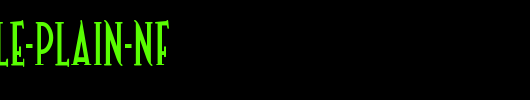 Toonerville-Plain-NF.ttf类型，T字母英文