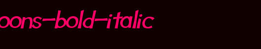 Tooney-Loons-Bold-Italic.otf类型，T字母英文