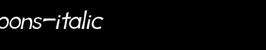 Tooney-Loons-Italic.ttf类型，T字母英文