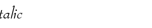 Top-Hat-Italic.ttf类型，T字母英文