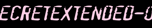 Top-SecretExtended-Oblique.ttf类型，T字母英文