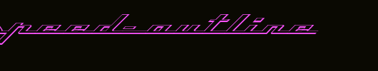 Top-Speed-Outline.ttf类型，T字母英文