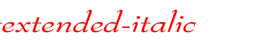 TopHatExtended-Italic.ttf类型，T字母英文
