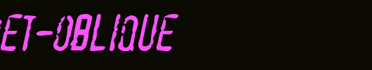 TopSecret-Oblique.ttf类型，T字母英文