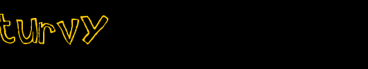 Topsy-Turvy.ttf类型，T字母英文