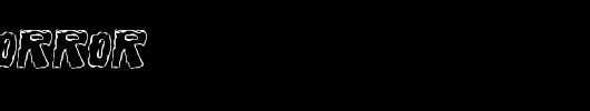 ToughHorror.ttf类型，T字母英文