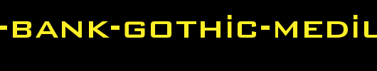 TrSah-Bank-Gothic-Medium-BT.ttf类型，T字母英文