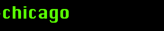 TrSah-Chicago.ttf类型，T字母英文