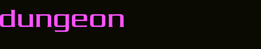 TrSah-Dungeon.ttf类型，T字母英文