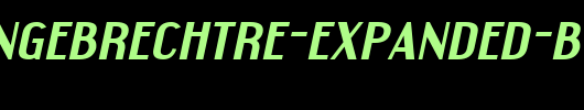 TrSah-Engebrechtre-Expanded-Bold-Italic.ttf类型，T字母英文