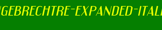 TrSah-Engebrechtre-Expanded-Italic.ttf类型，T字母英文