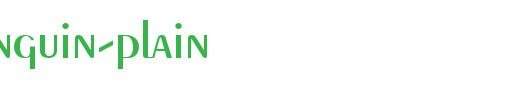 TrSah-Penguin-Plain.ttf类型，T字母英文