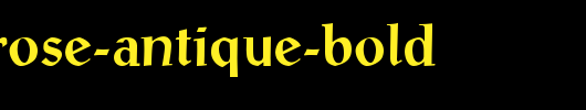 TrSah-Prose-Antique-Bold.ttf类型，T字母英文