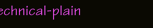 TrSah-Technical-Plain.ttf类型，T字母英文