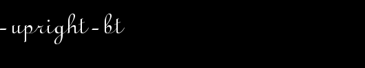 TrSah-Typo-Upright-BT.ttf类型，T字母英文