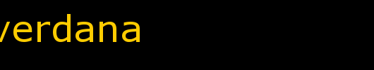 TrSah-Verdana.ttf类型，T字母英文
