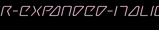 Tracer-Expanded-Italic.ttf类型，T字母英文