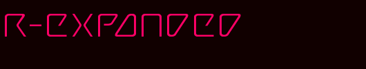 Tracer-Expanded.ttf类型，T字母英文