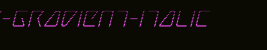 Tracer-Gradient-Italic.ttf类型，T字母英文