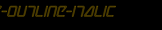 Tracer-Outline-Italic.ttf类型，T字母英文